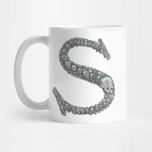 Skull Alphabet S Mug